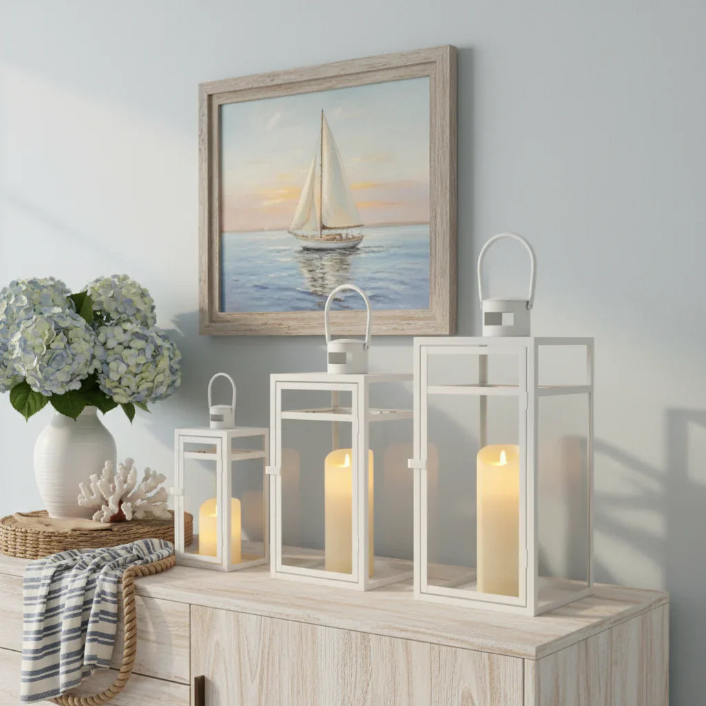 Edgartown Lantern Collection — perfect host gift for a New England beach house