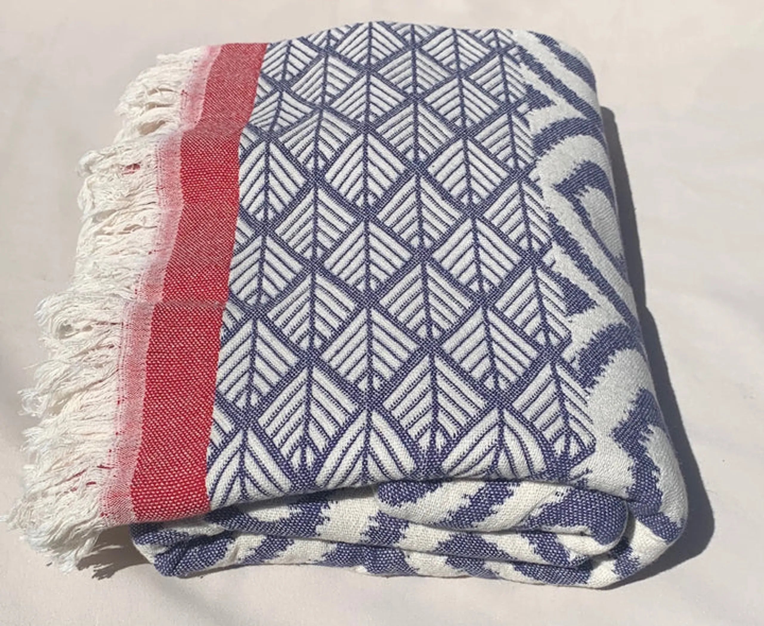 Wavy Handloomed Turkish Throw