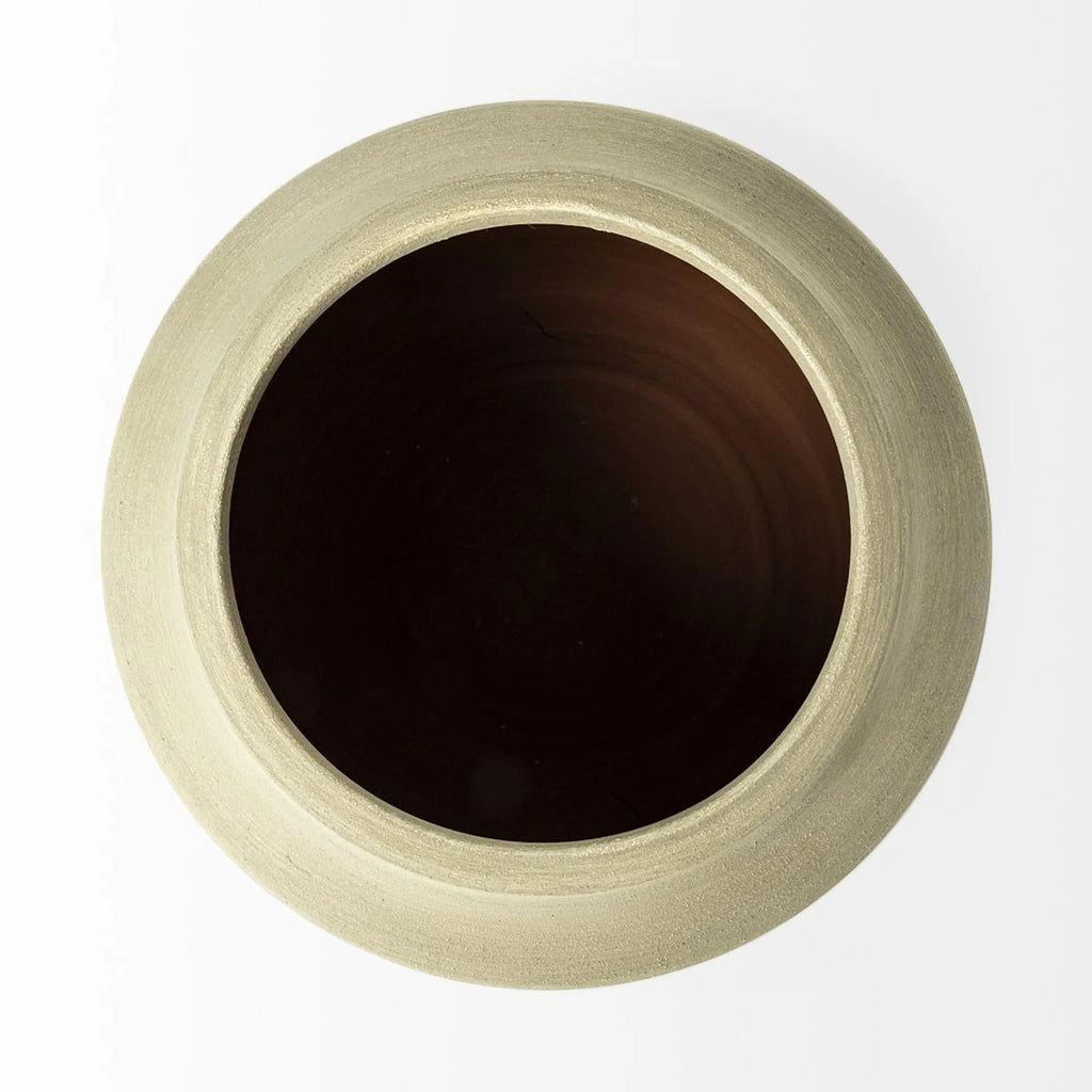 Blue & Sand Coastal Vase