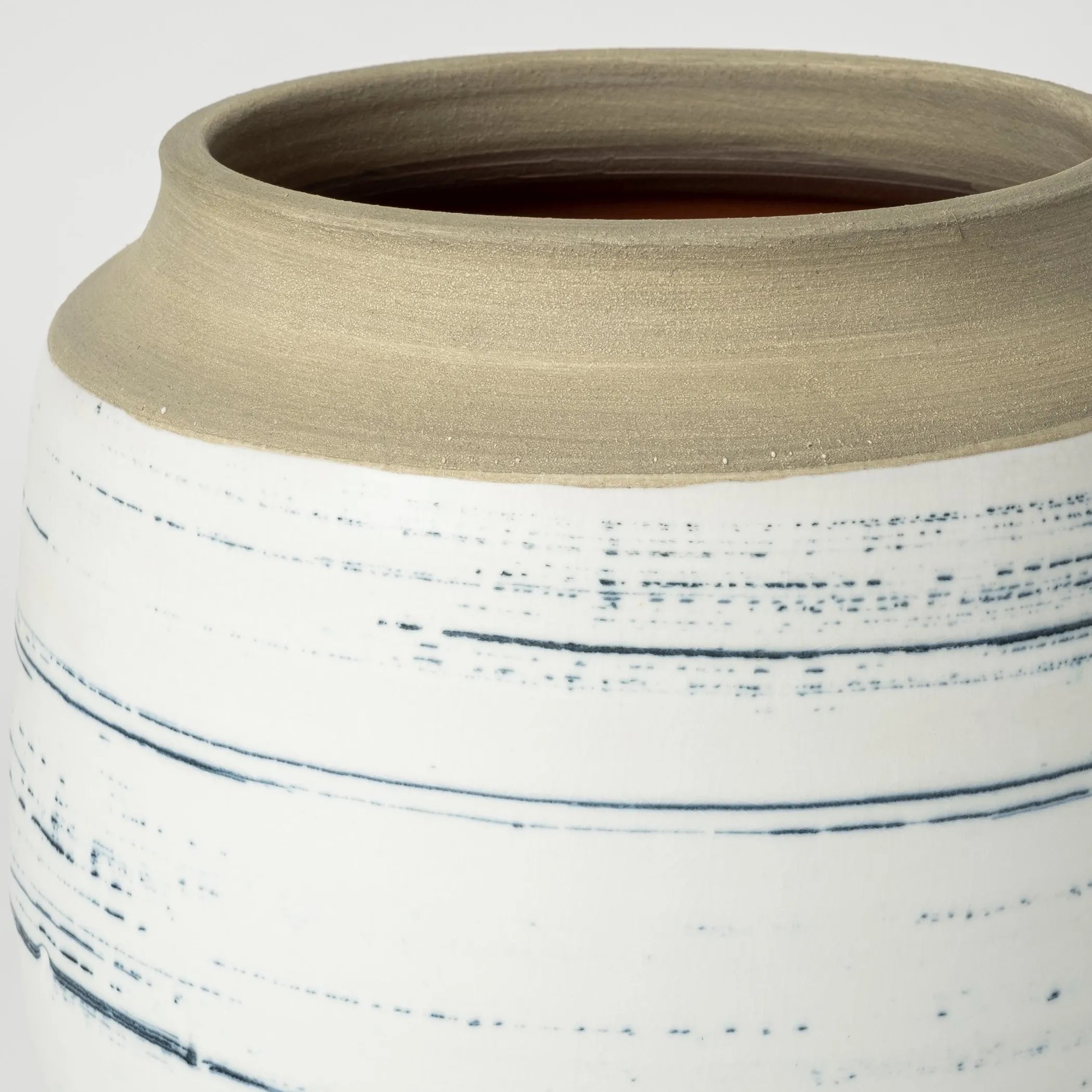 Blue & Sand Coastal Vase