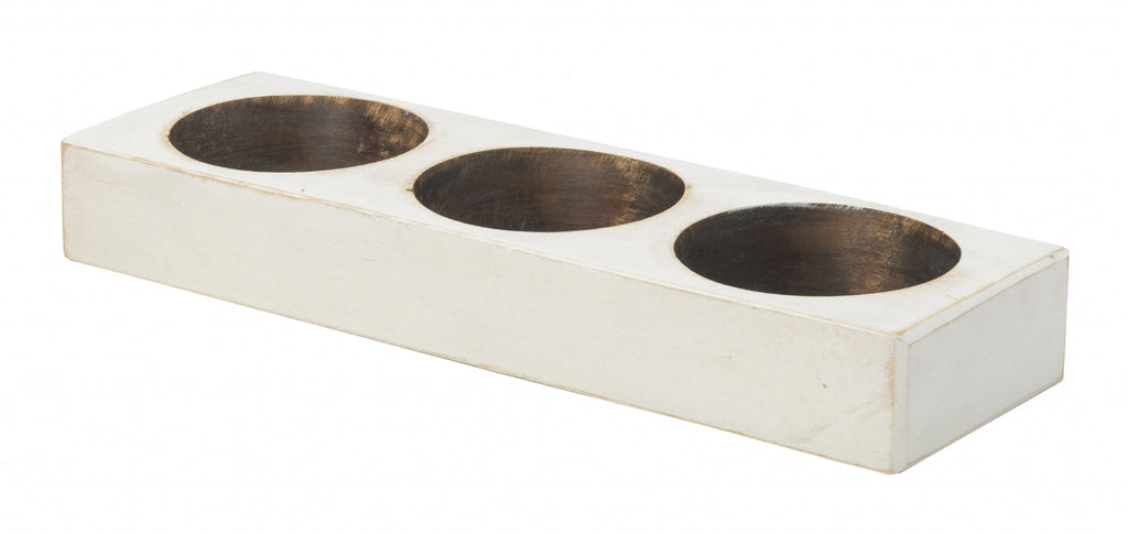 Vintage Cheese Mold | White