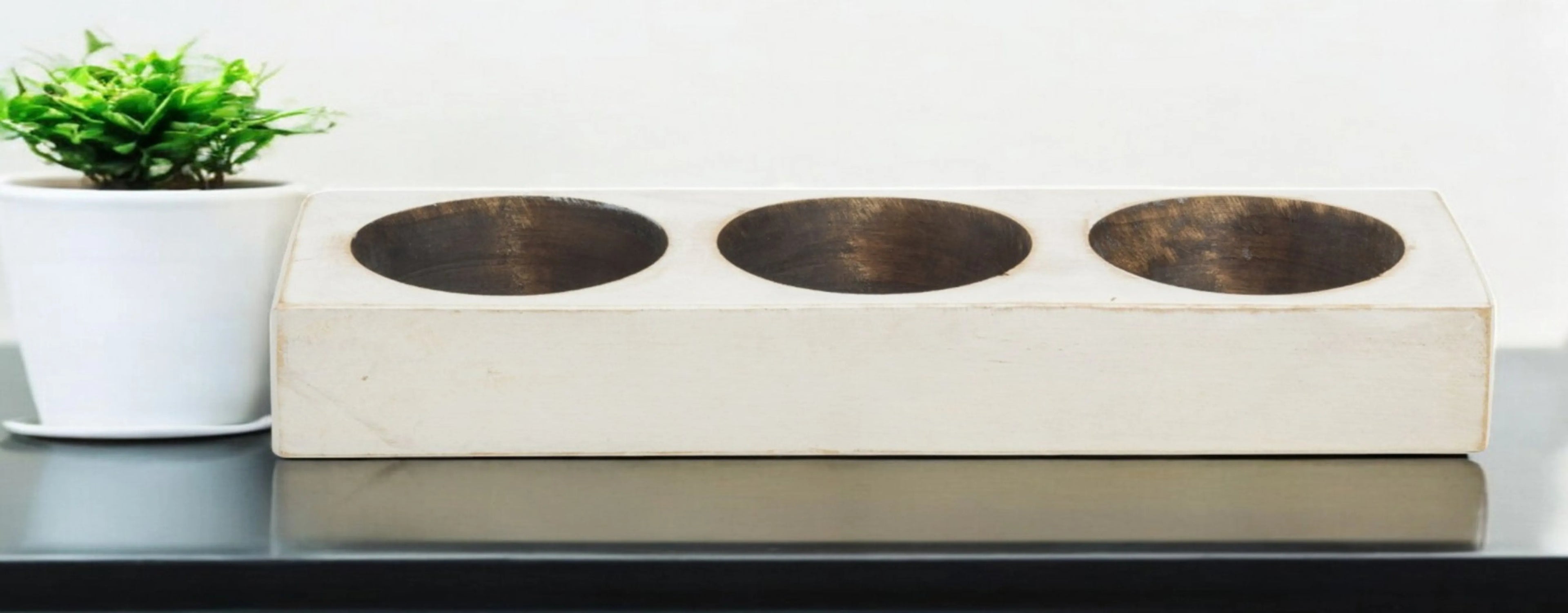 Vintage Cheese Mold | White