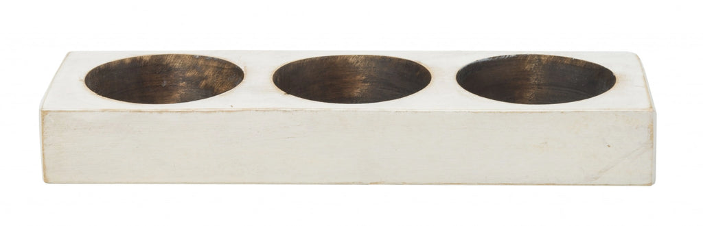 Vintage Cheese Mold | White