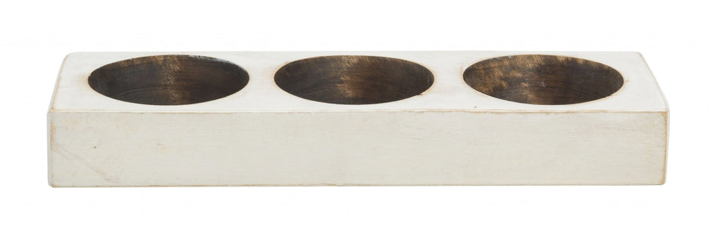 Vintage Cheese Mold | White