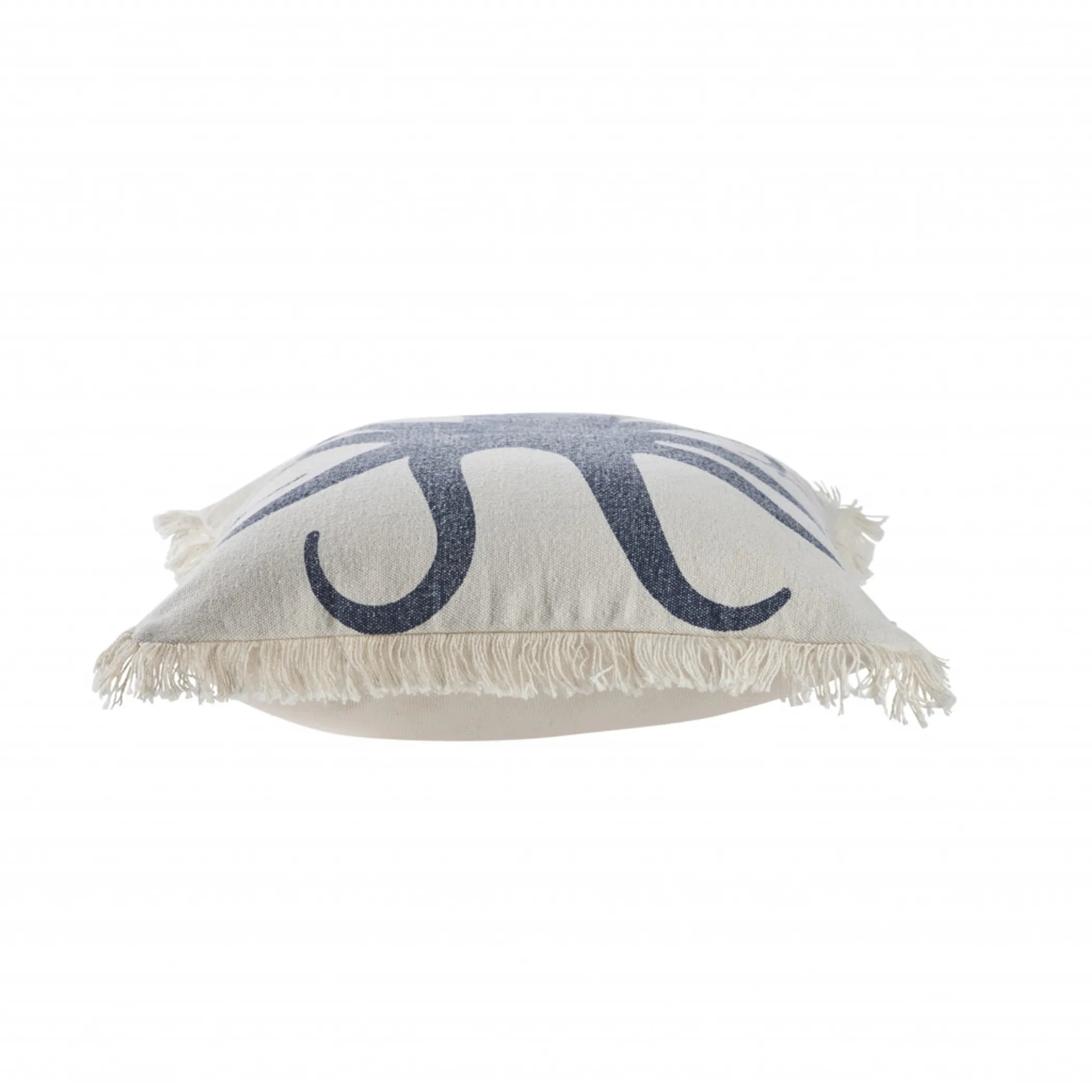 Oversized Charcoal and Cream Octopus Pillow