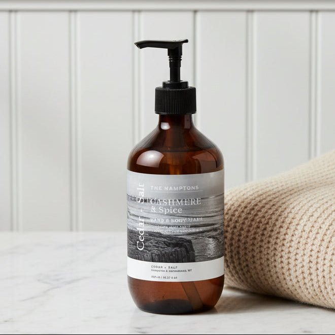 Cedar + Salt | Cashmere & Spice | Hand & Body Wash