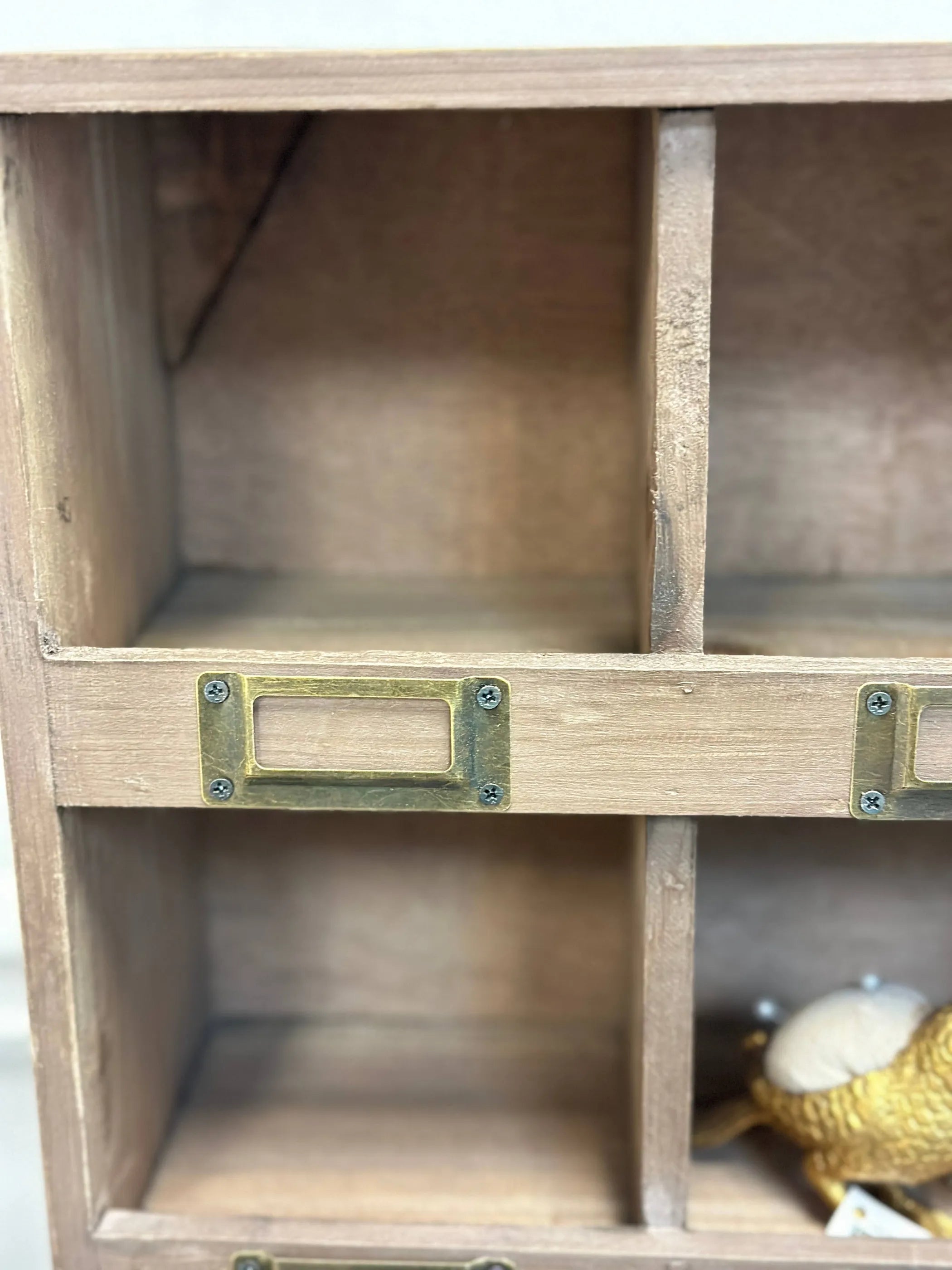 Farmhouse Rustic Pine Cubby Organizer