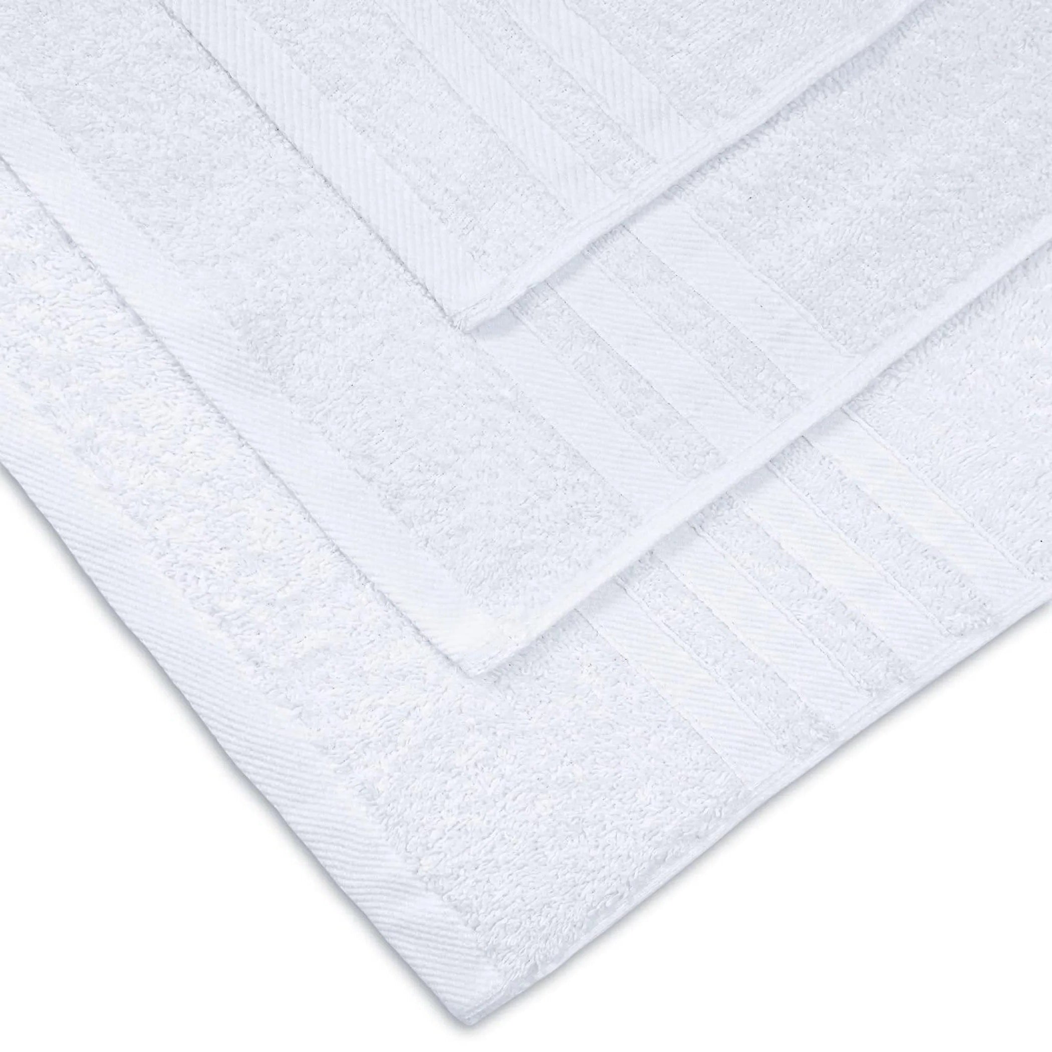 The Wauwinet Luxury 12-Piece Bath Set – Premium Long-Staple Cotton, Crisp White