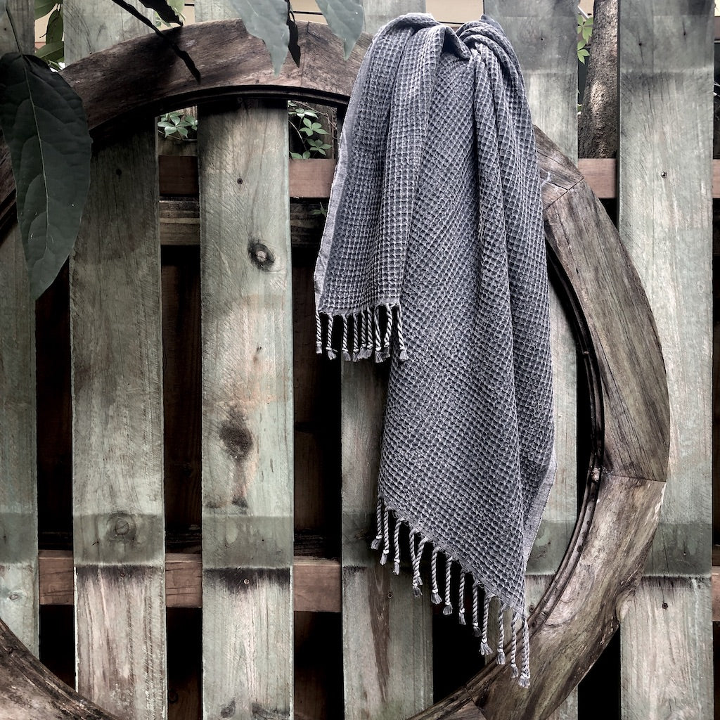 Handmade Organic Turkish Waffle Weave Towel