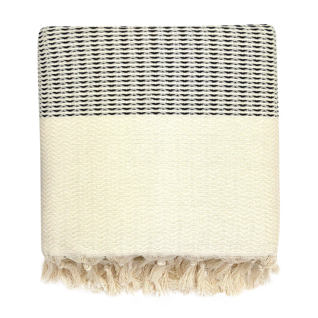 The Anatolian Wave | Hand-Knotted Turkish Peshtamel