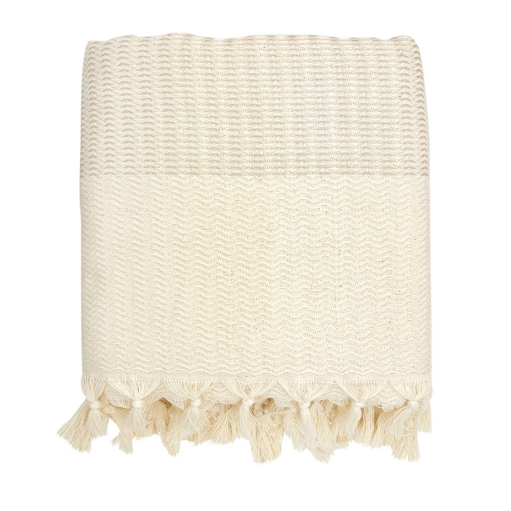 The Anatolian Wave | Hand-Knotted Turkish Peshtamel