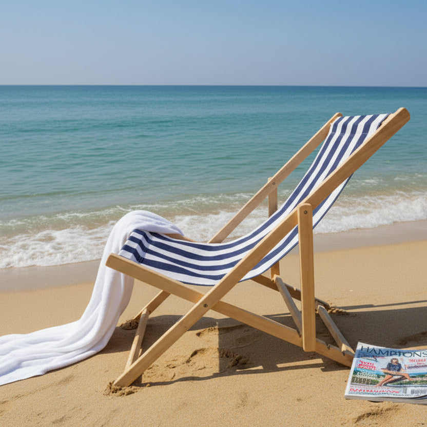 The Dunes Striped Lounge Navy